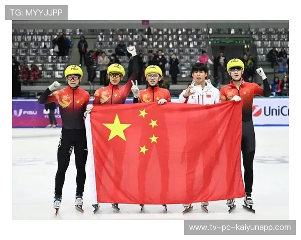 中国短道速滑队在国际邀請赛中多次登台领奖